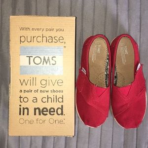 Toms Red size T11 kids